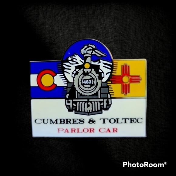 5/$25 CUMBRES & Toltec Parlor Car Historic Landmark Hat Lapel Pin - Picture 1 of 5